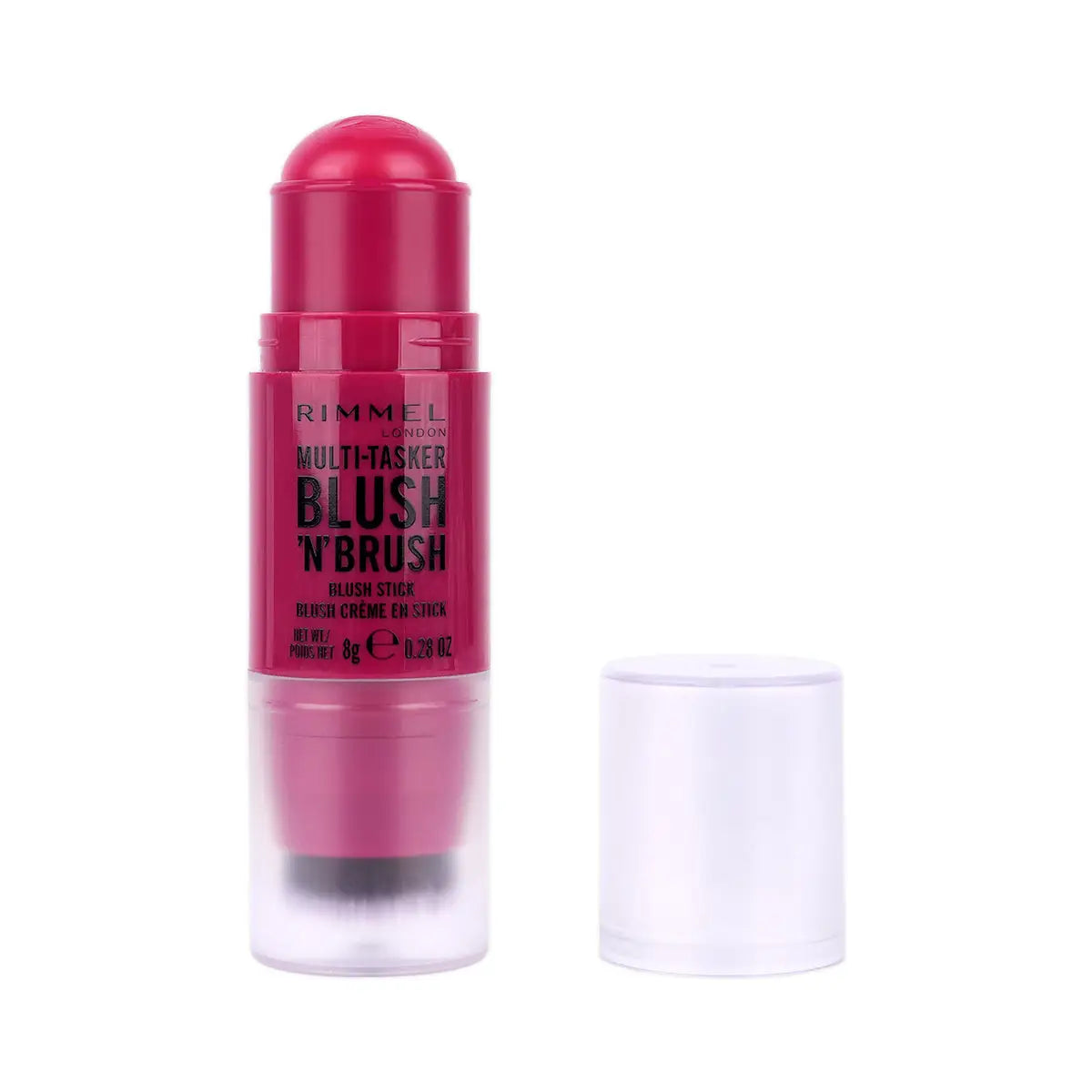 3-Rimmel Multi-Tasker Blush 'N' Brush Stick-200 Fushia Glam+ 2
