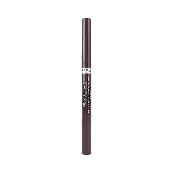 60436-Rimmel Brow This Way 2 In1 Filler &amp; Fixer-003 Dark Brown