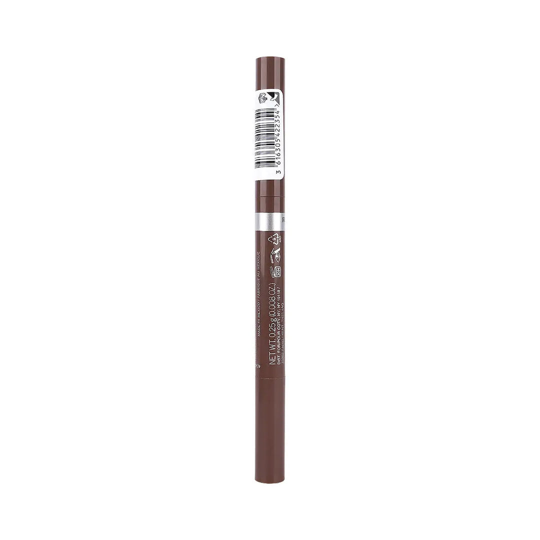 60437-Rimmel Brow This Way 2 In 1 Filler &amp; Fixer-002 Medium Brown +1