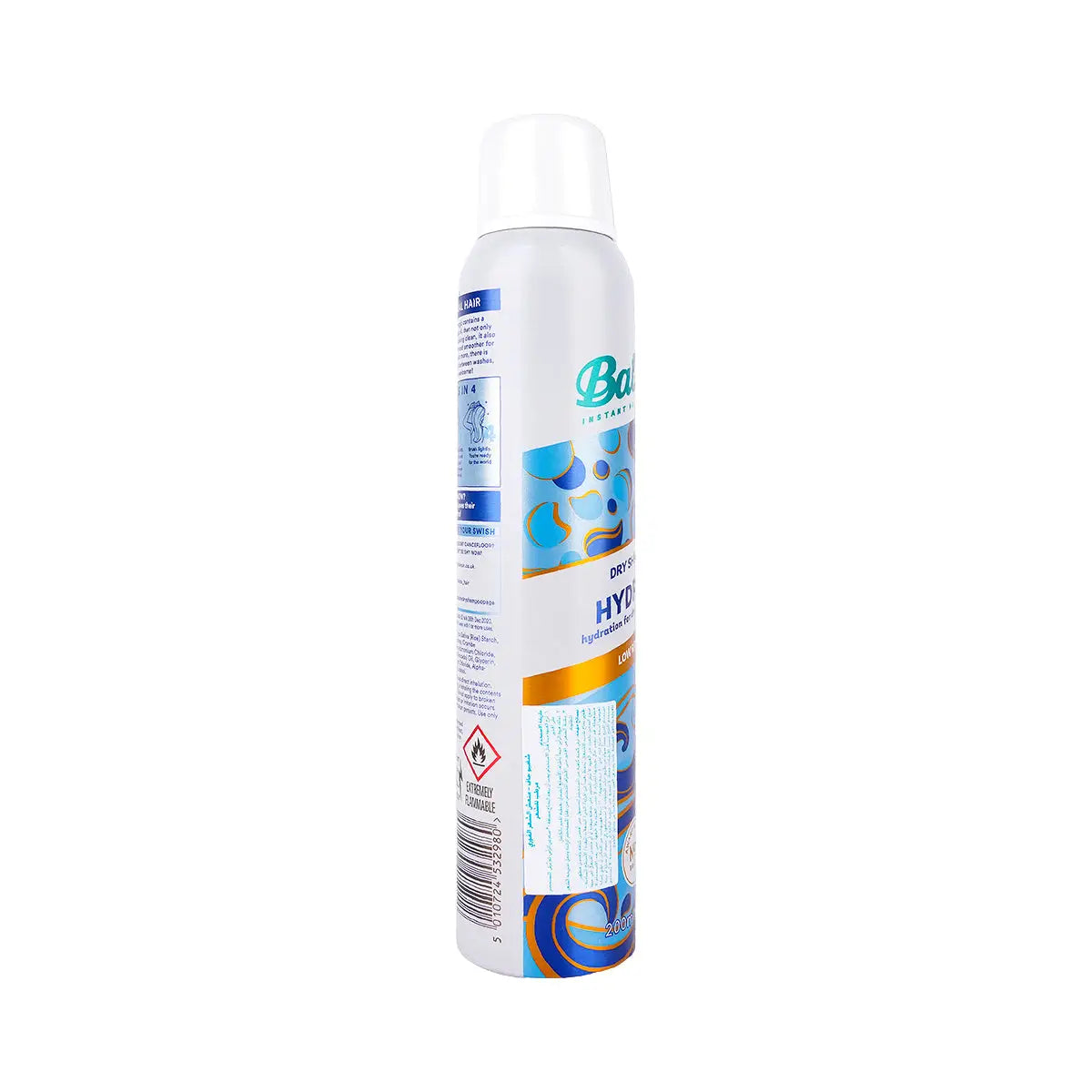 3-Batiste Dry Shampoo 200ml - Hydrate +2