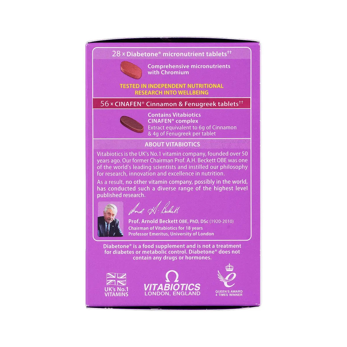 4-Vitabiotics Diabetone Plus 84 Tabs+ 3