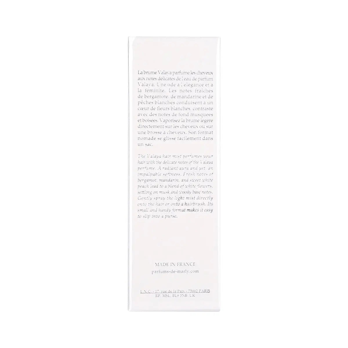60476-De Marly Valaya Hair Parfum EDP 75ml +4