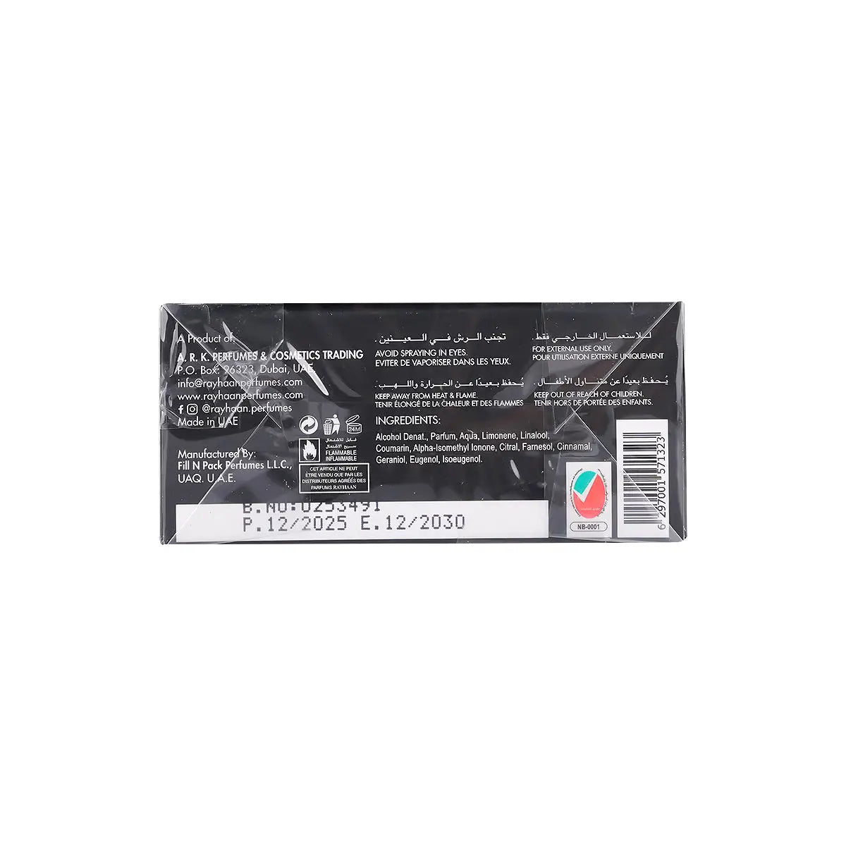 5-Rayhaan Obsidian EDP 100ml-Men +4