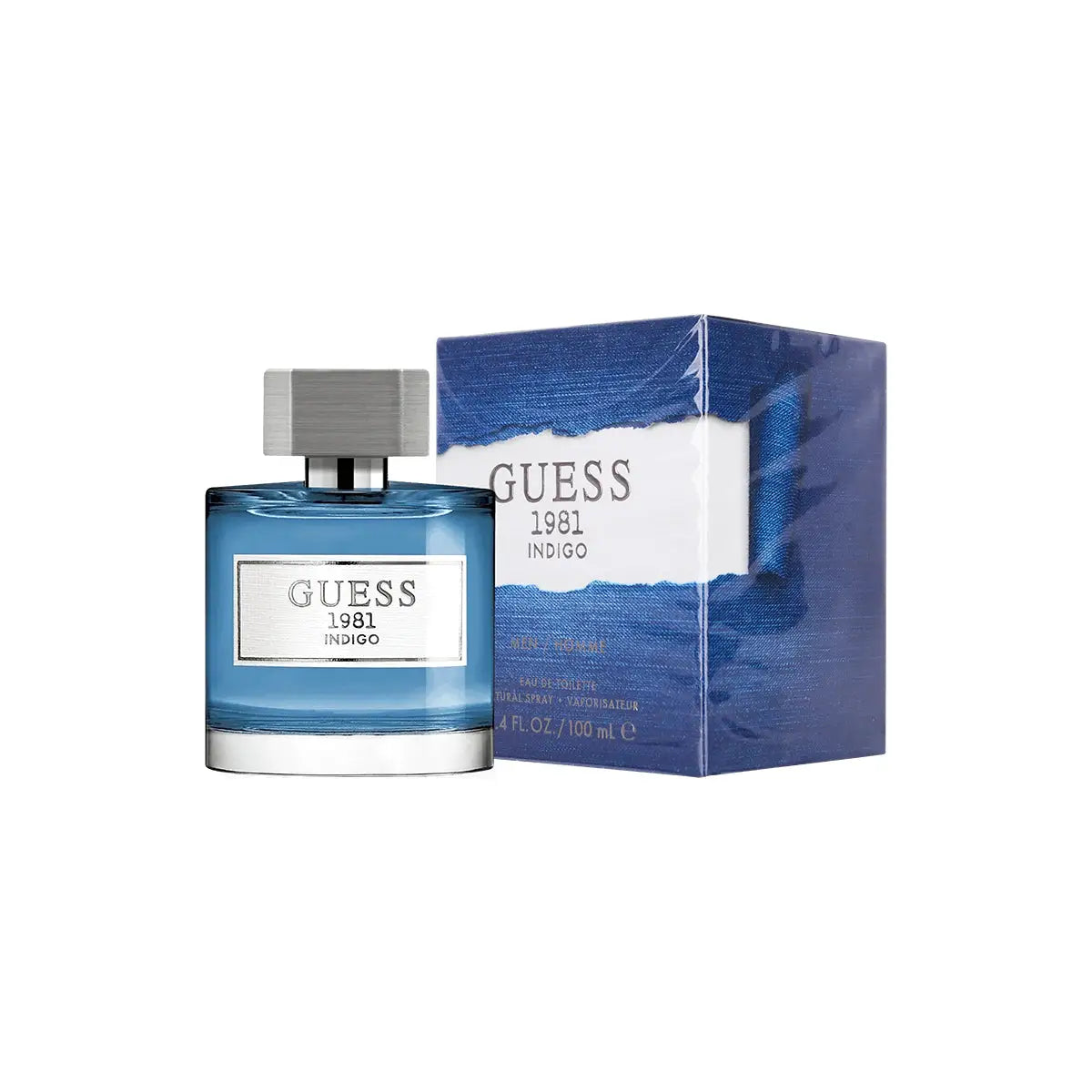 3-Guess 1981 Indigo For Men EDT 100ml +2