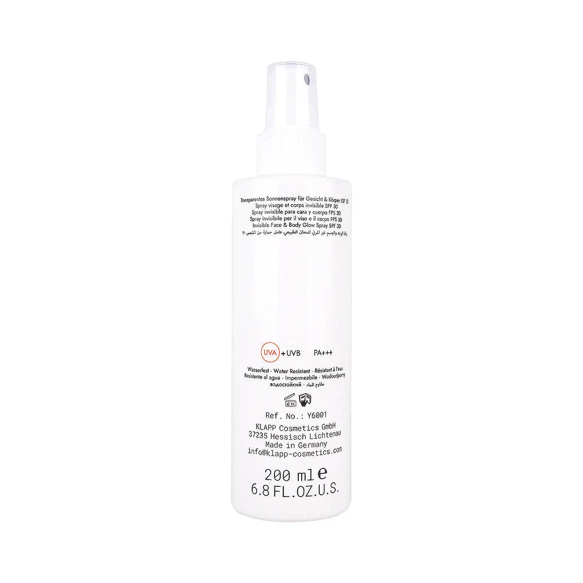 8-Klapp Triple Action Face & Body Glow Spray SPF30 200ml +7