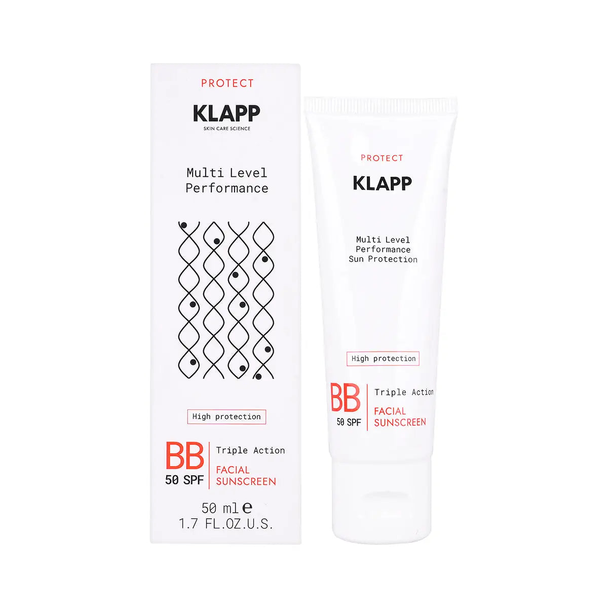 5-Klapp Triple Action BB Facial Sunscreen SPF50 50ml +4