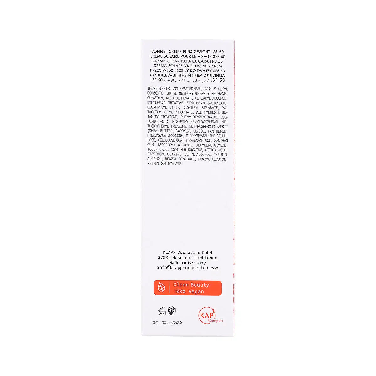 4-Klapp Triple Action Facial Sunscreen SPF50 50ml +3