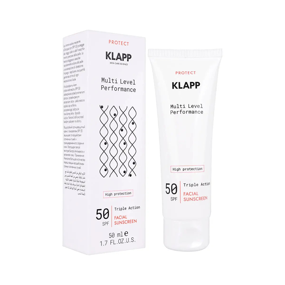 6-Klapp Triple Action Facial Sunscreen SPF50 50ml +5