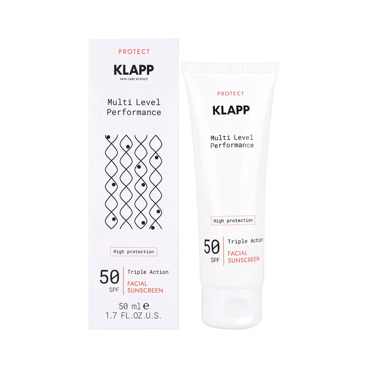 5-Klapp Triple Action Facial Sunscreen SPF50 50ml +4