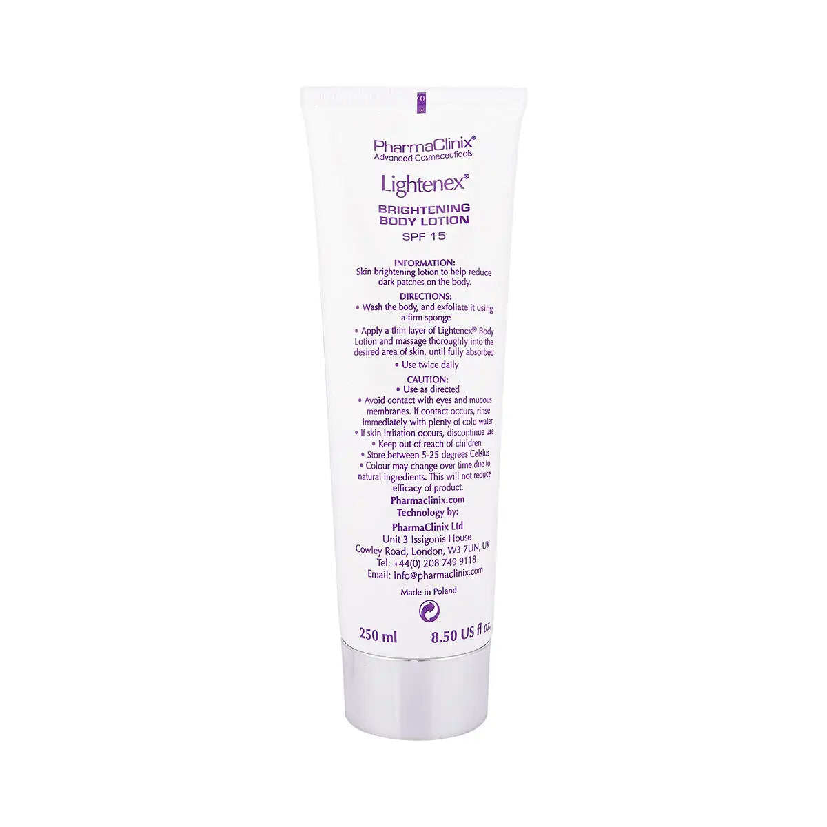 7-Pharmaclinix Lightenex Brightening Body Lotion SPF15 250ml +6