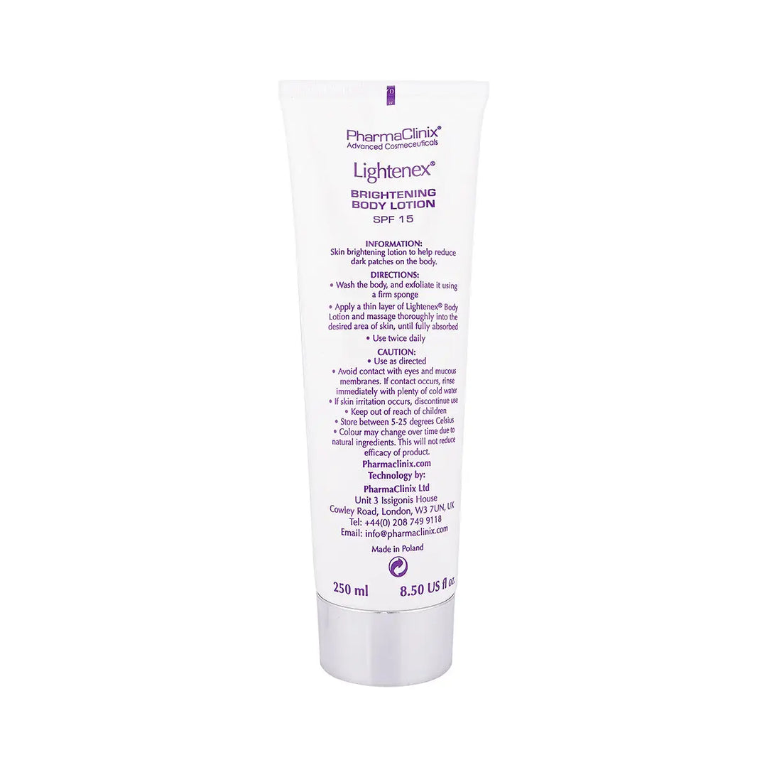 60557-Pharmaclinix Lightenex Brightening Body Lotion SPF15 250mL +6