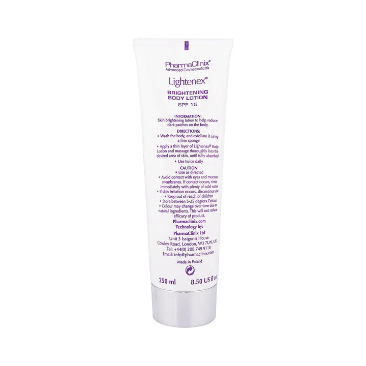 60557-Pharmaclinix Lightenex Brightening Body Lotion SPF15 250mL +6