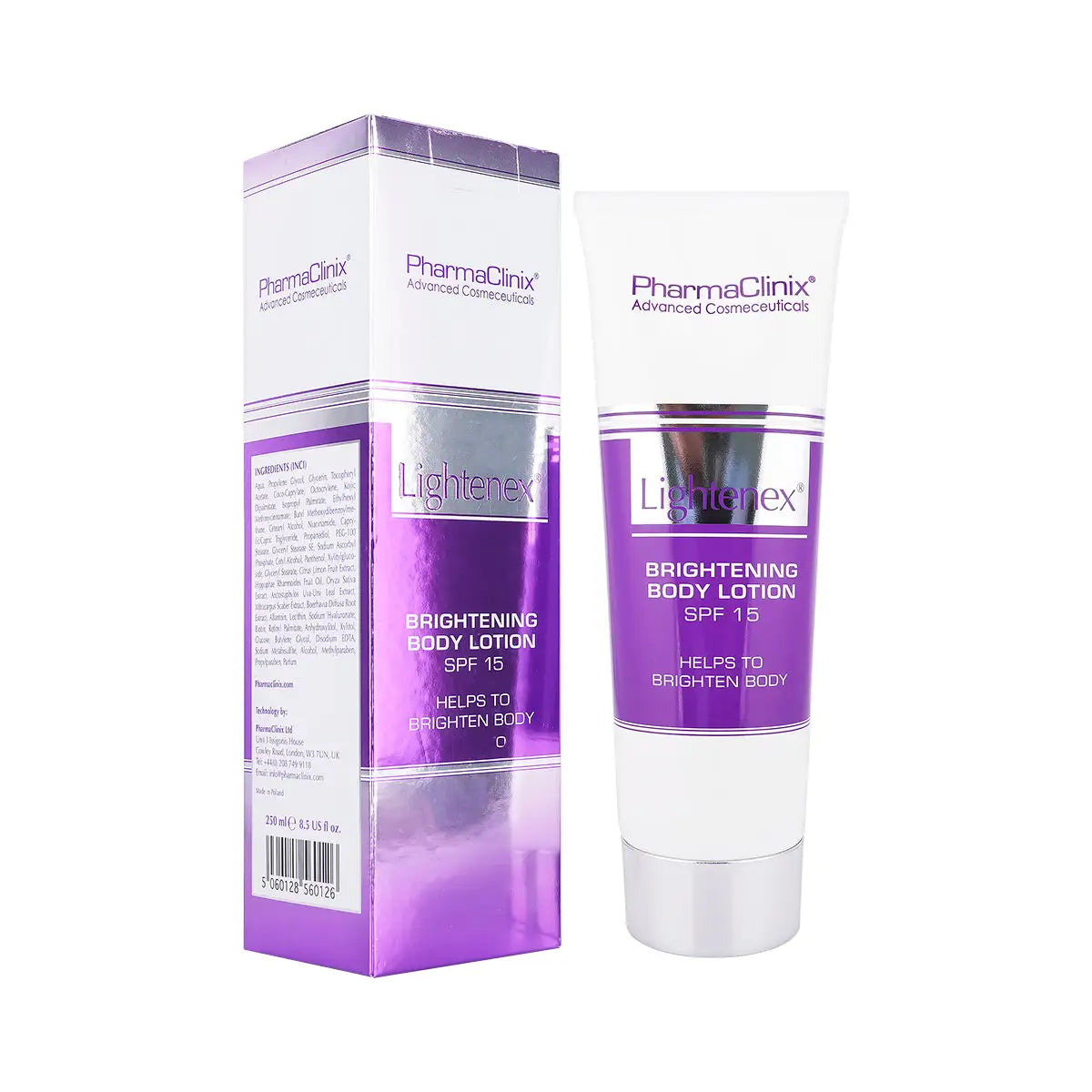 6-Pharmaclinix Lightenex Brightening Body Lotion SPF15 250ml +5