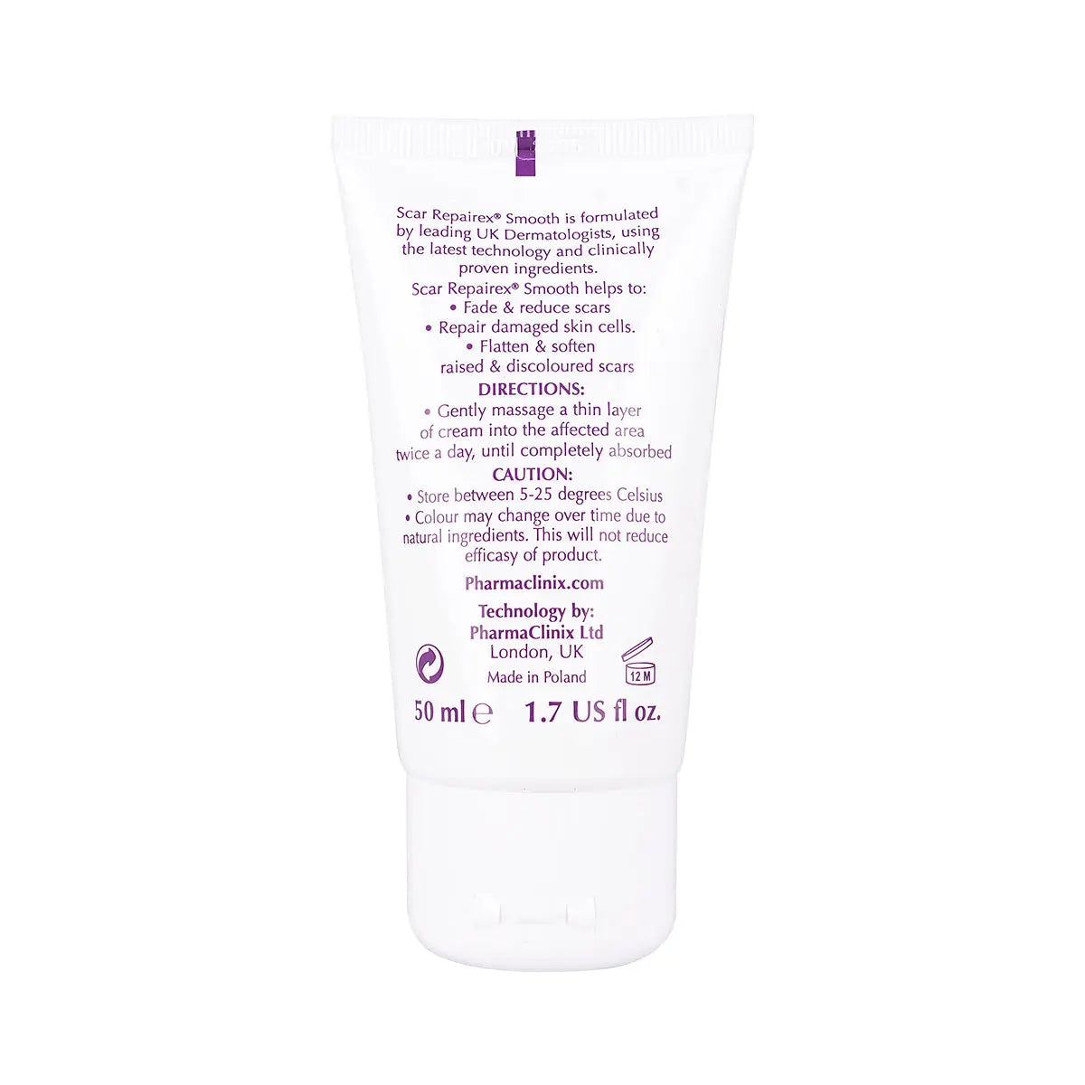 8-Pharmaclinix Scar Repairex Smooth Cream 50ml +7