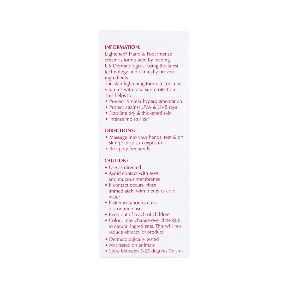 2-Pharmaclinix Lightenex Hand & Foot Intense Cream 50ml +1