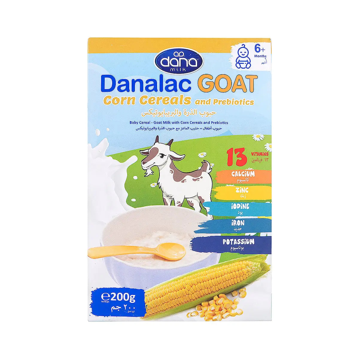 1-Danalac Goat Corn Cereals & Prebiotics 6+M 200g