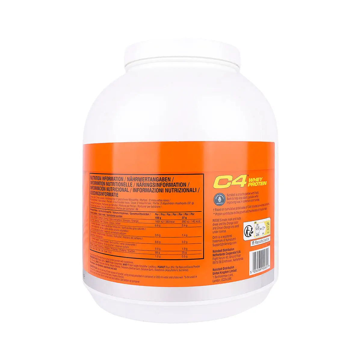 2-C4 Whey Protein Reeses Peanut Butter & Chocolate 46 servings +1