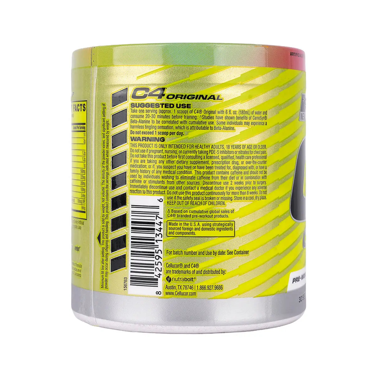 3-C4  Original Pre Workout Watermelon 30 Servings 282g +2
