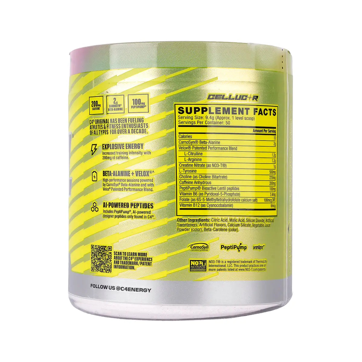 3-C4 Original Pre Workout Watermelon 50 Servings 470g +2