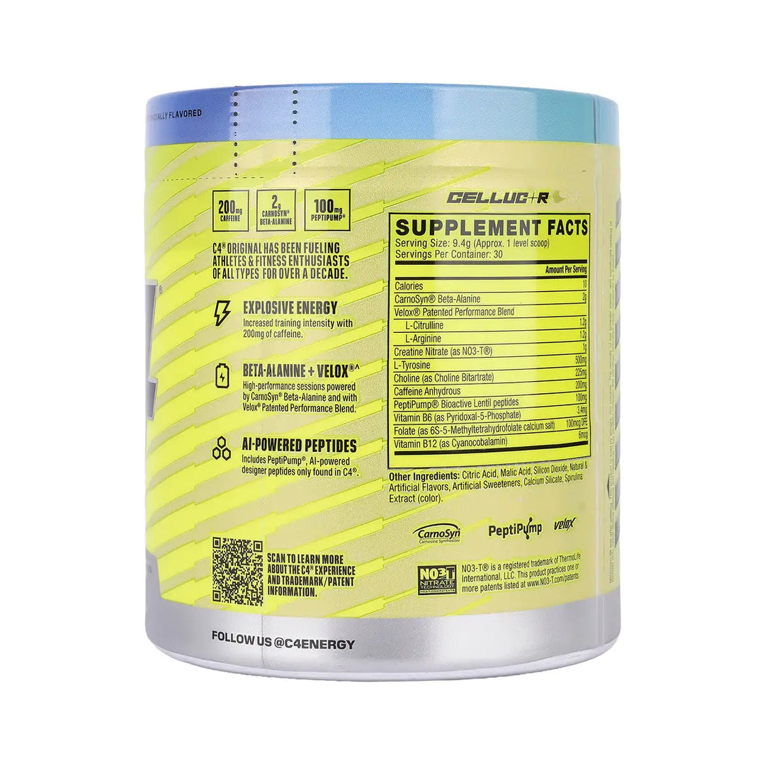60579-C4  Original Pre Workout Icy Blue Razz 30 Servings 282g +2