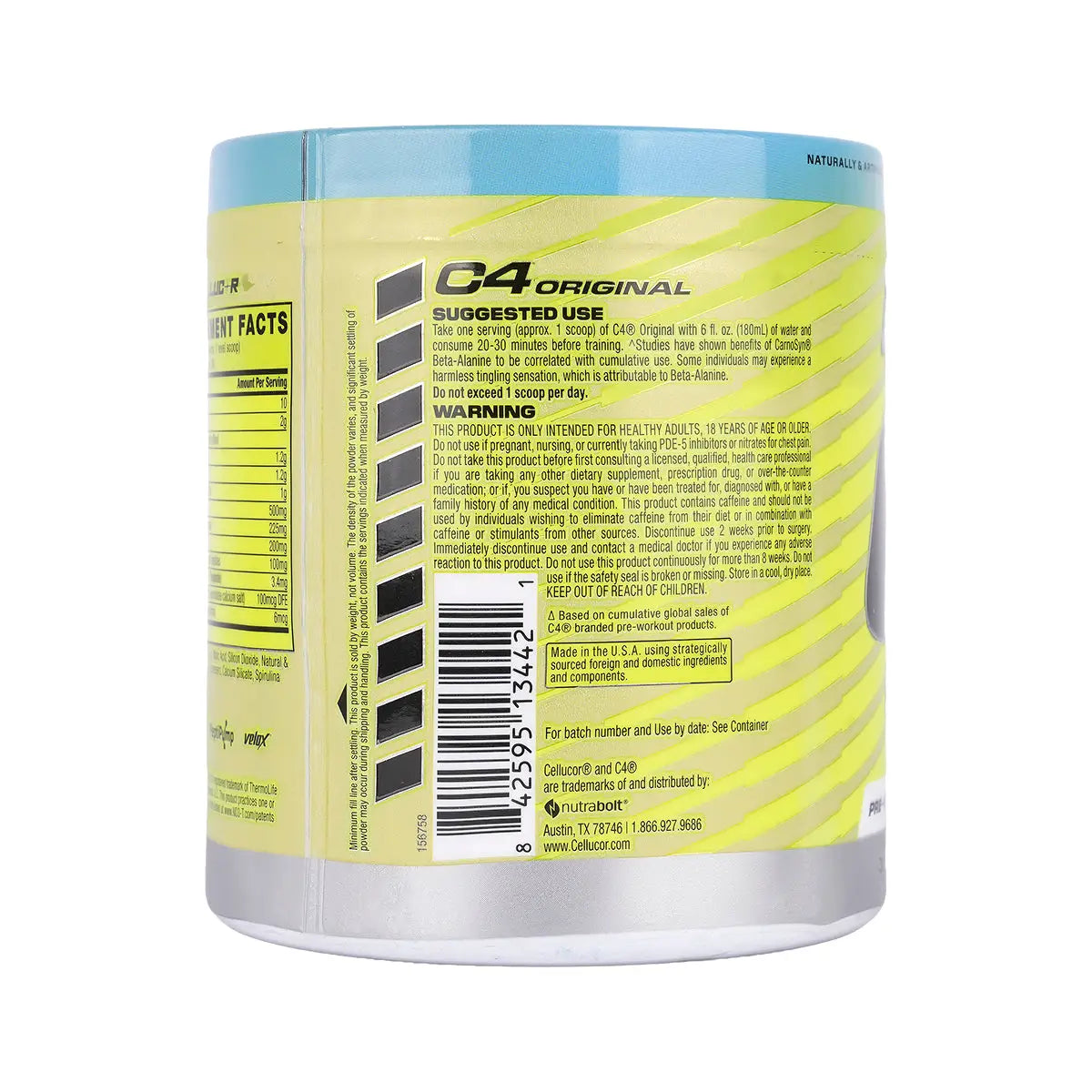 2-C4  Original Pre Workout Icy Blue Razz 30 Servings 282g +1