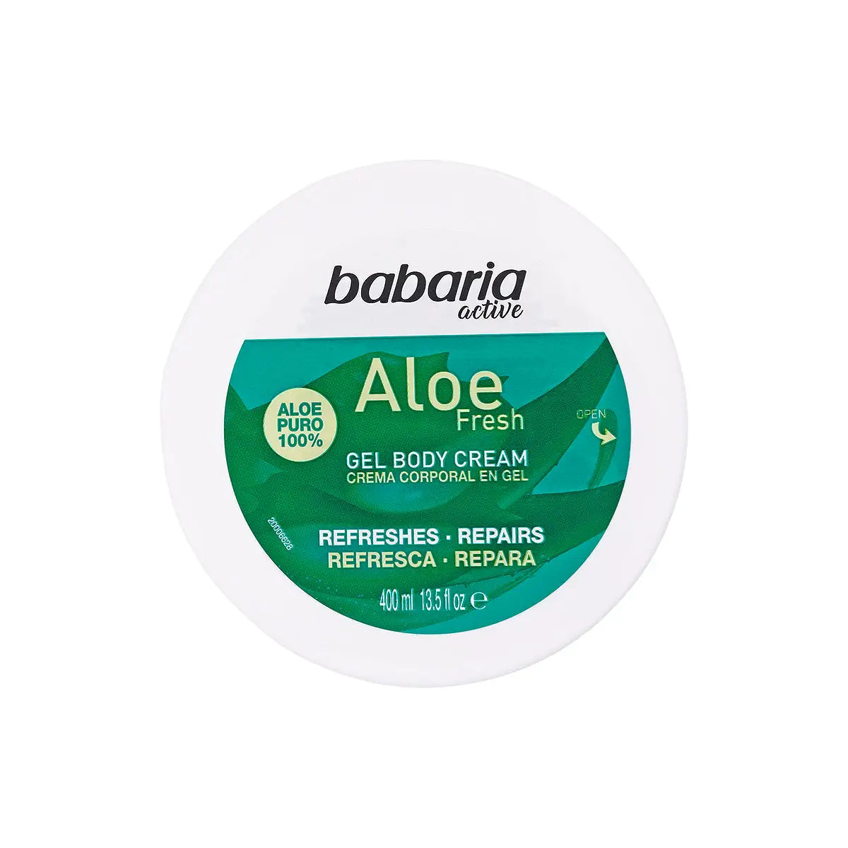4-Babaria Body Cream Corporal 400ml-Aloe Fresh +3