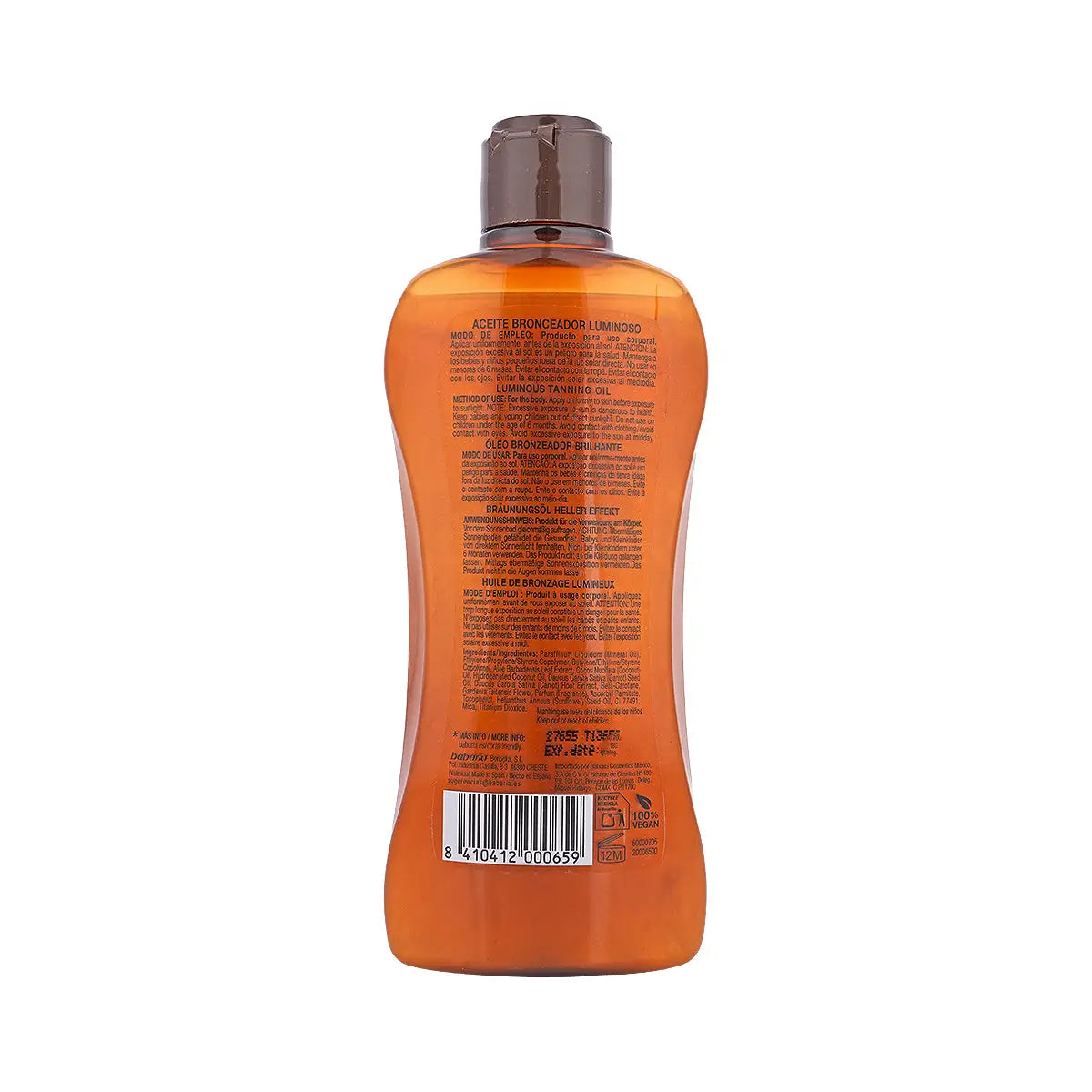 3-Babaria Glow Effect Luminos Tanning Oil 200ml +2