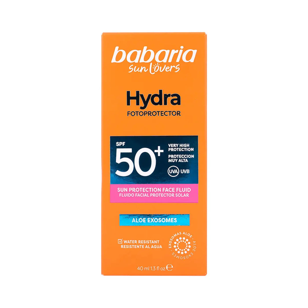 60586-Babaria Hydra Spf50+ Sun Protection Face Fluid 40ml +4