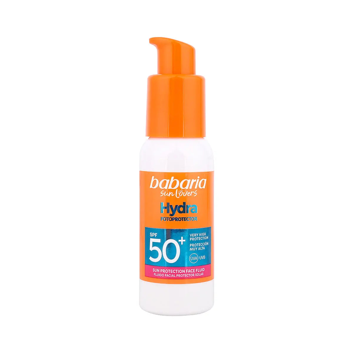 Babaria Hydra Spf50+ Sun Protection Face Fluid 40ml