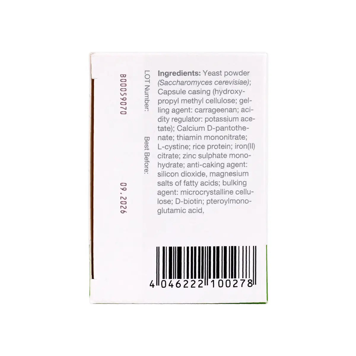 6-Pantogar For Hair And Nails Vegan 90 Capsules +5