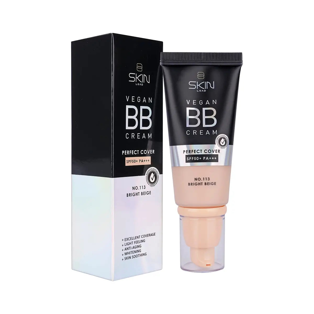 Skinload Vegan BB Cre.Per.Cover SPF50+ 55ml 113-Bright Beige