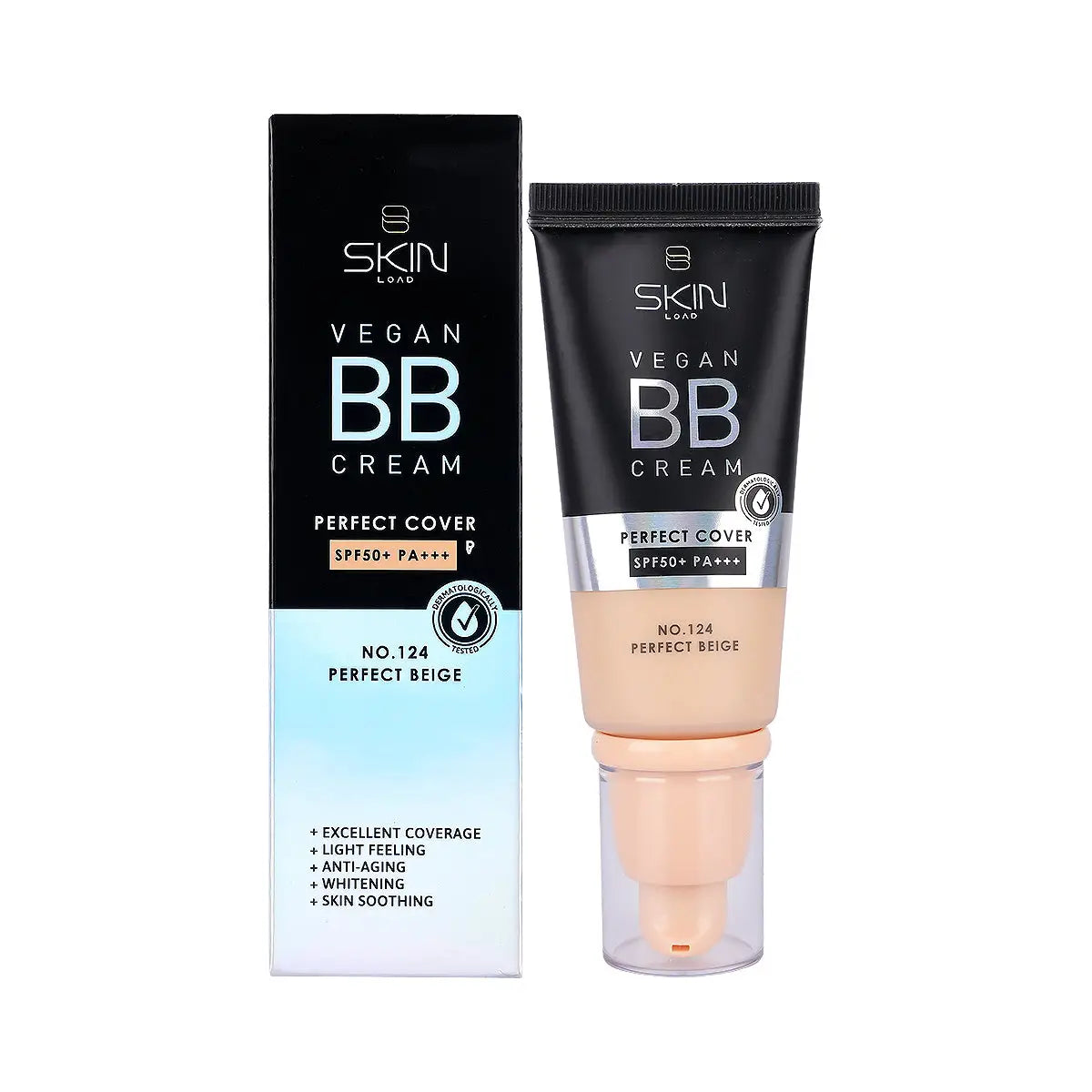 Skinload Vegan BB Cre.Per.Cover SPF50+55ml 124-Perfect Beige
