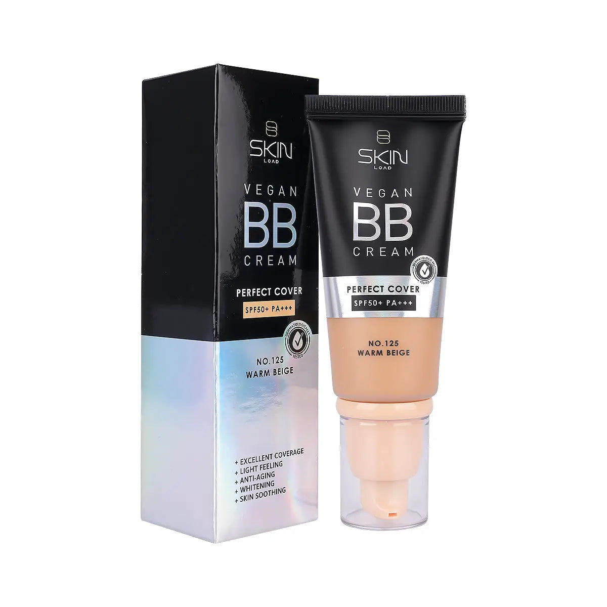 Skinload Vegan BB Cream Per.Cover SPF50+ 55ml 125-Warm Beige