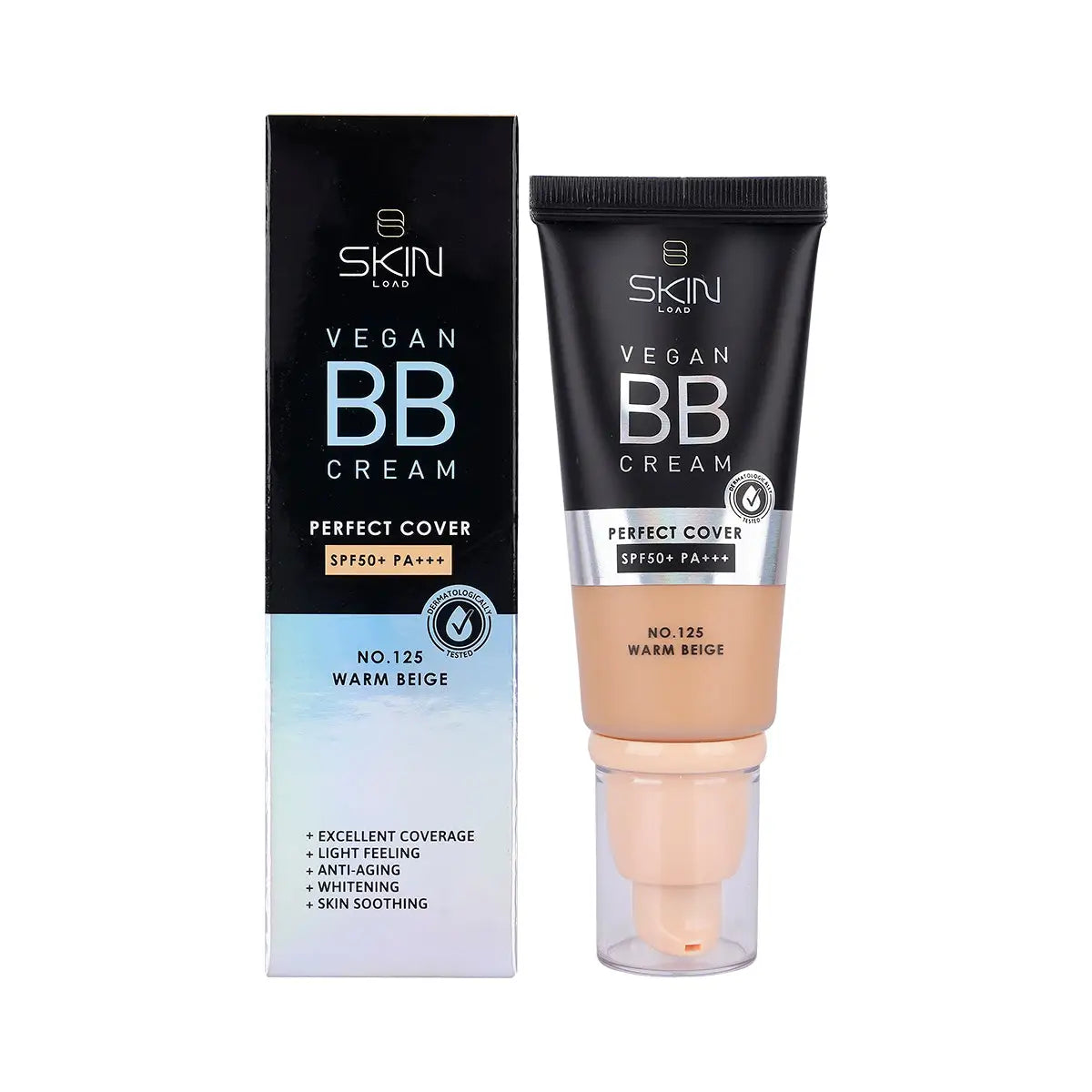 Skinload Vegan BB Cream Per.Cover SPF50+ 55ml 125-Warm Beige
