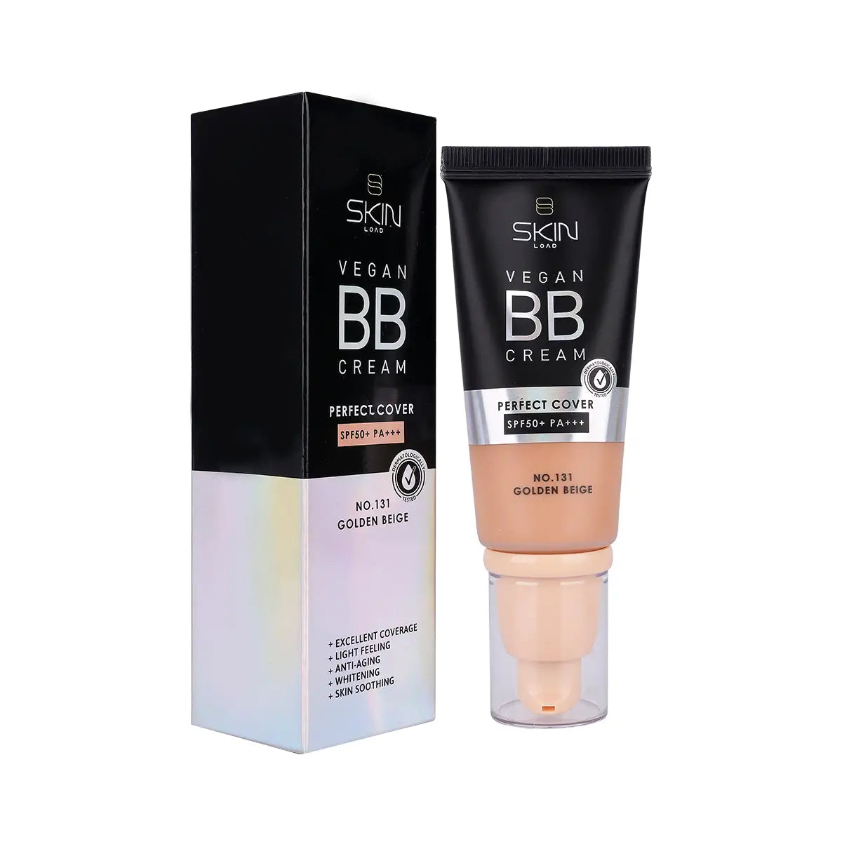 Skinload Vegan BB Cre.Per.Cover SPF50+ 55ml 131-Golden Beige