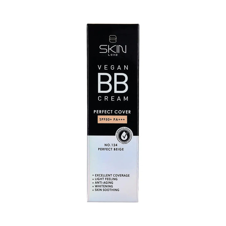 60632-Skinload Vegan BB Cream Perfect Cover SPF50+25ml 124-Perfect Beige +4