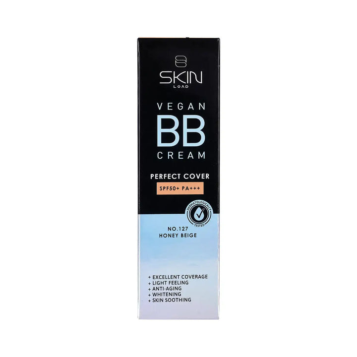 60634-Skinload Vegan BB Cream Perfect Cover SPF50+ 25ml 127-Honey Beige +4