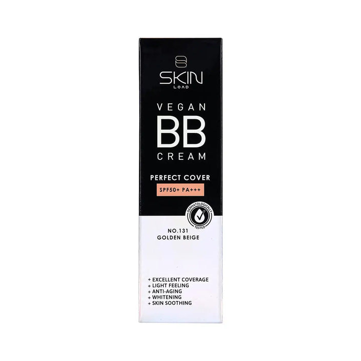 60635-Skinload Vegan BB Cream Perfect Cover SPF50+ 25ml 131-Golden Beige +2