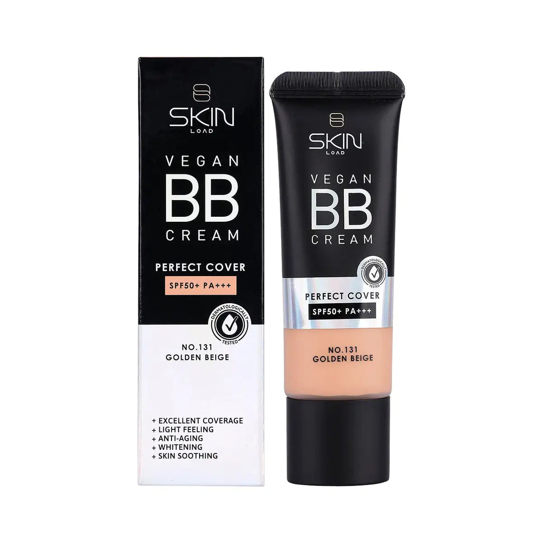 60635-Skinload Vegan BB Cream Perfect Cover SPF50+ 25ml 131-Golden Beige +3