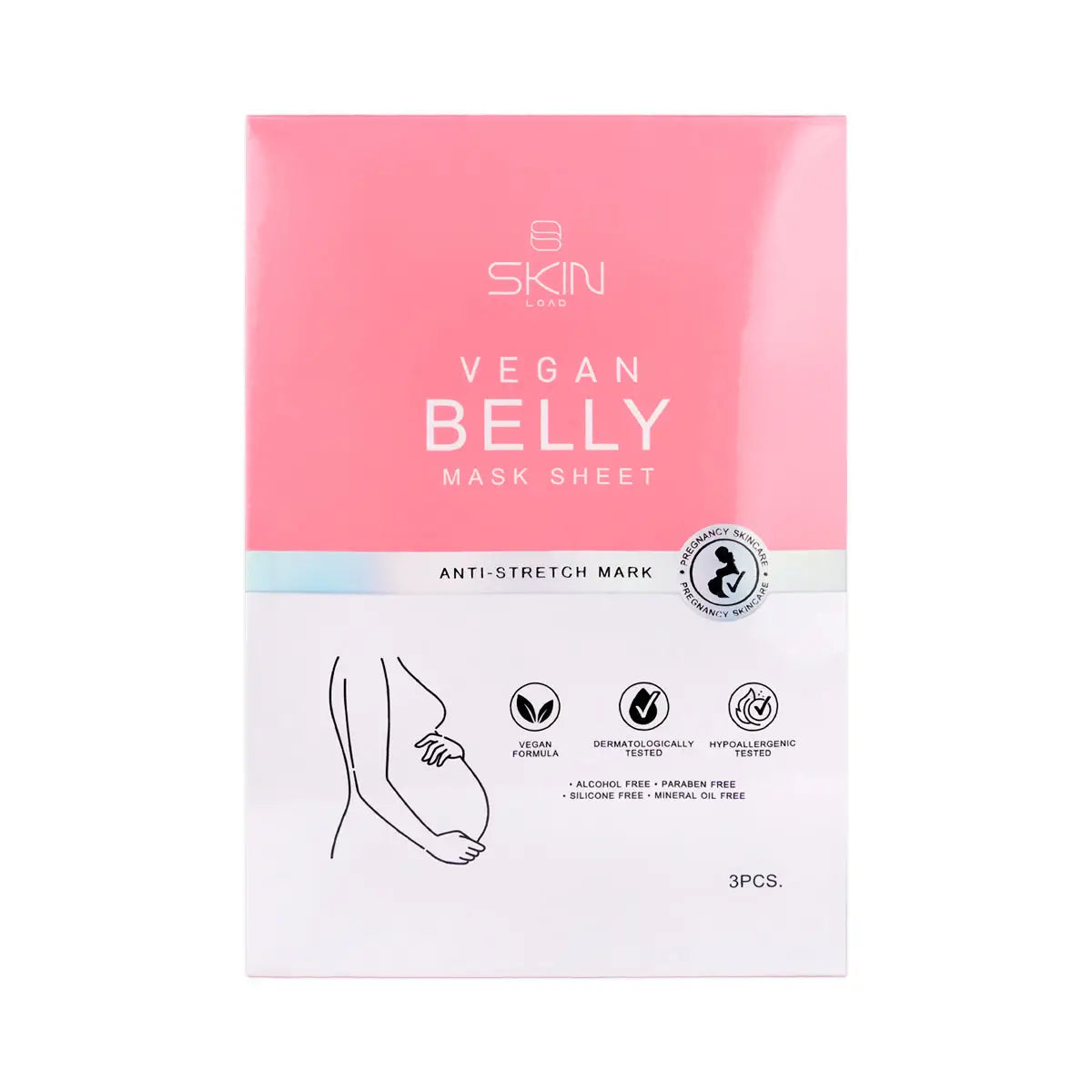 1-Skinload Vegan Belly Mask Sheet 3pcs