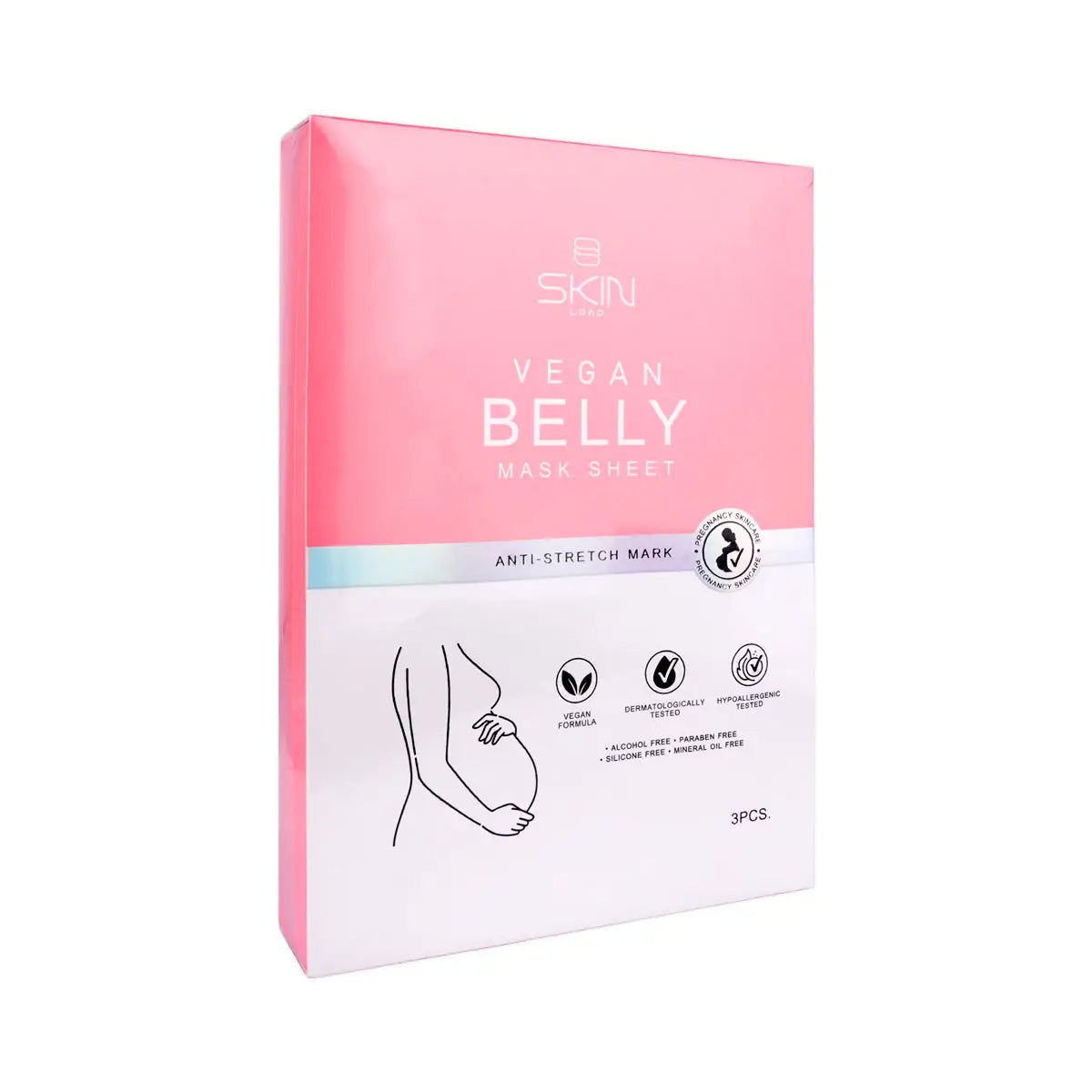 2-Skinload Vegan Belly Mask Sheet 3pcs +1