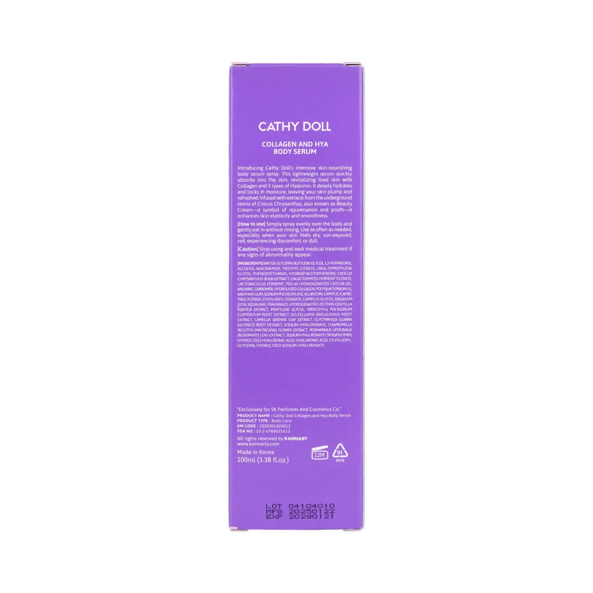 4-Cathy Doll 5 Collagen And Hya Body Serum 100ml +3