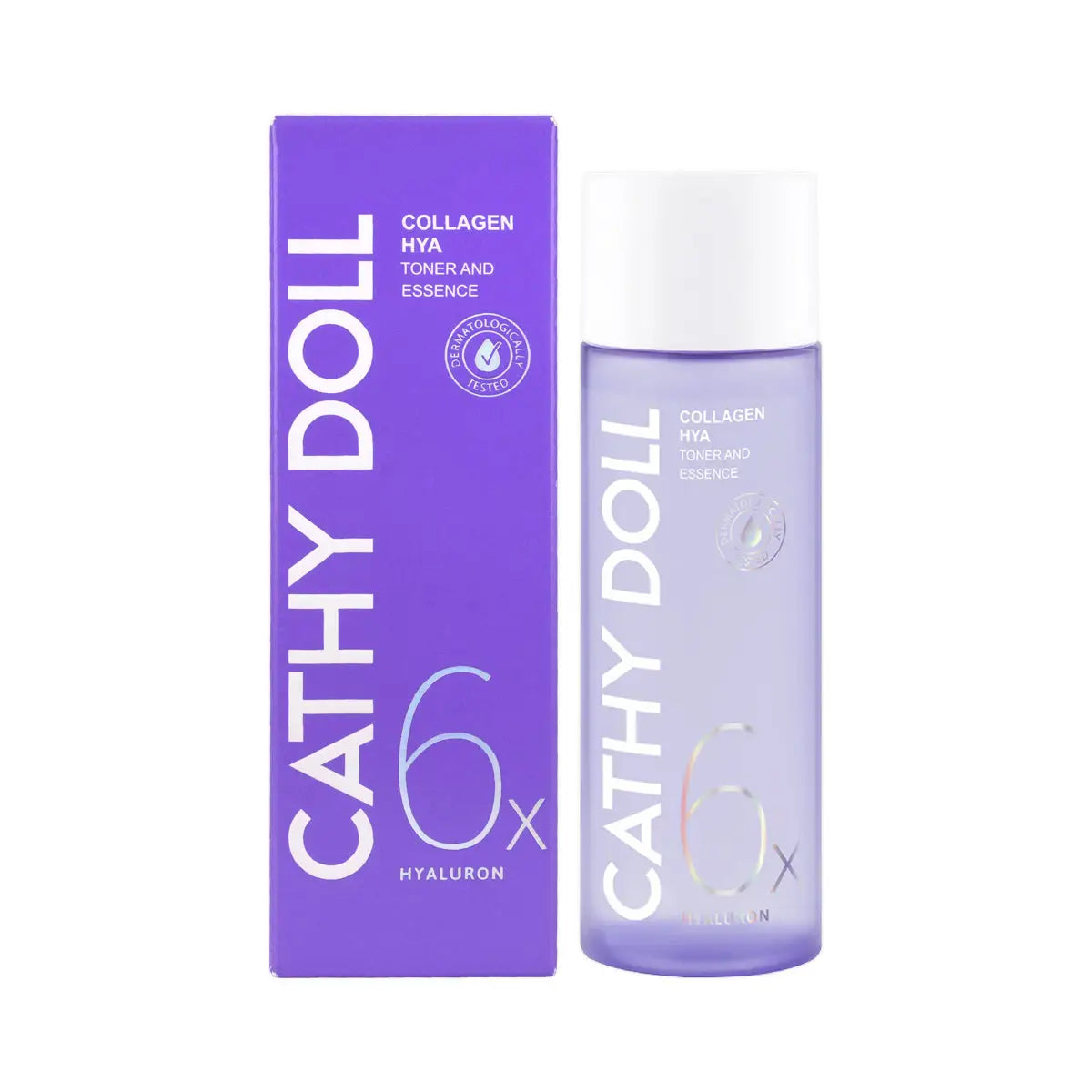 3-Cathy Doll 6X Collagen Hya Toner And Essence Hyaluron 120ml +2