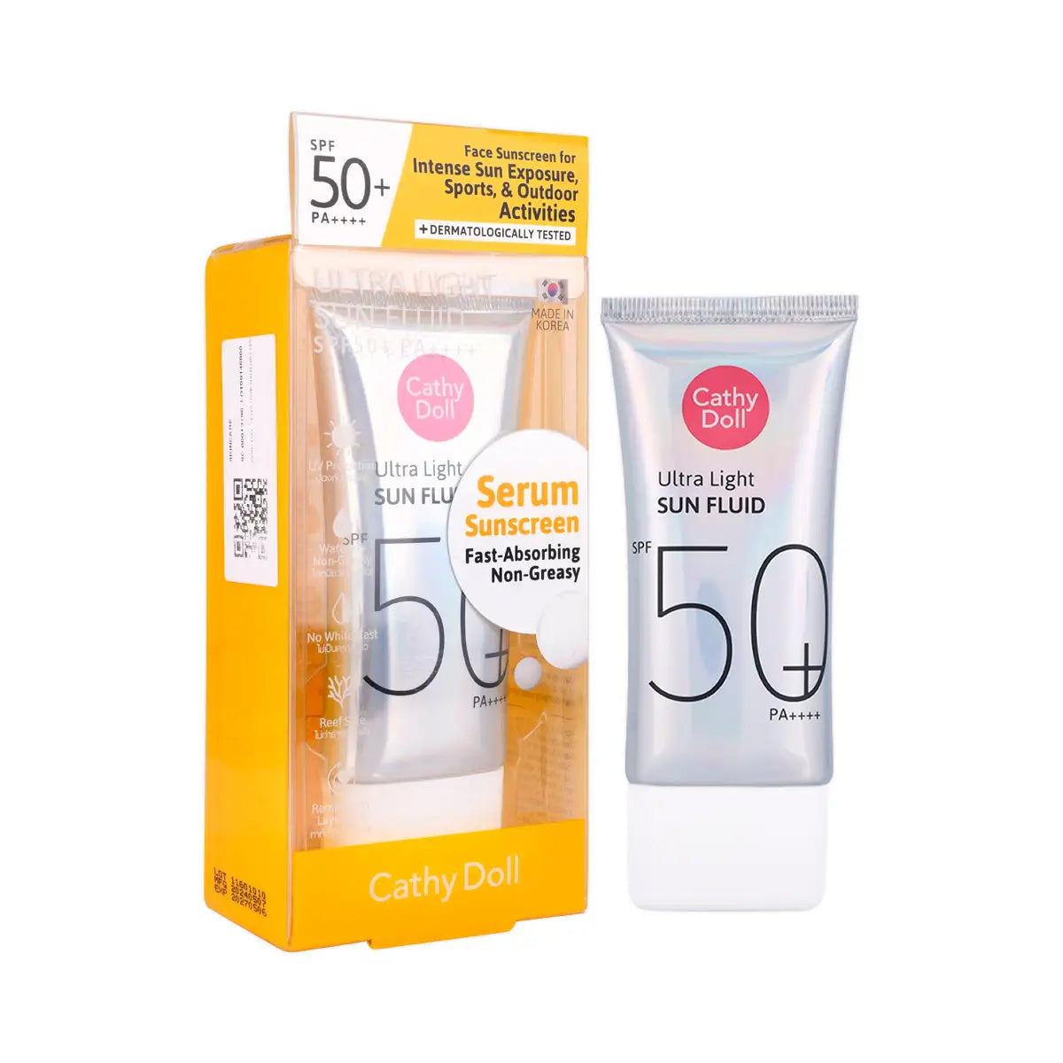 4-Cathy Doll Ultra Light Sun Fluid SPF50 PA++++ 40ml +3