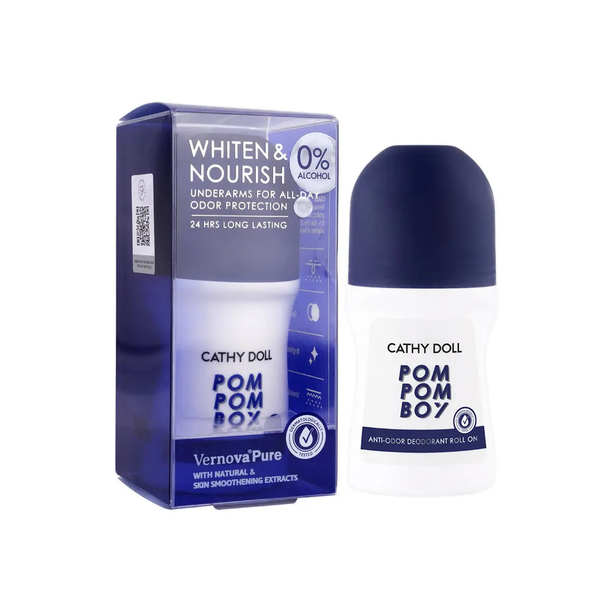 5-Cathy Doll Pom Pom Boy Anti-Odor Deodorant Roll On 50ml +4