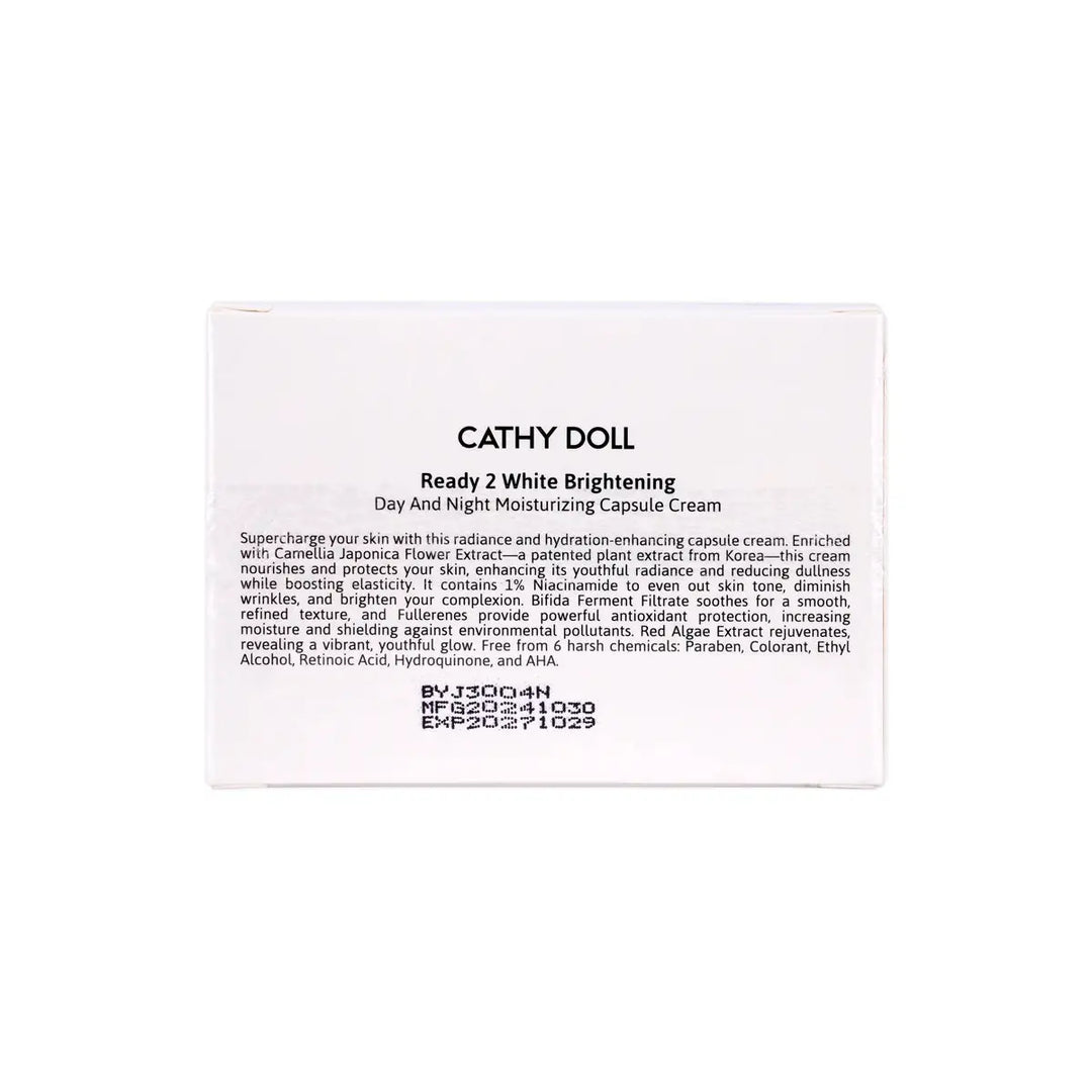 60644-Cathy Doll Ready 2 White Brig.D &amp; N Mois.Capsule Cream 50g +1