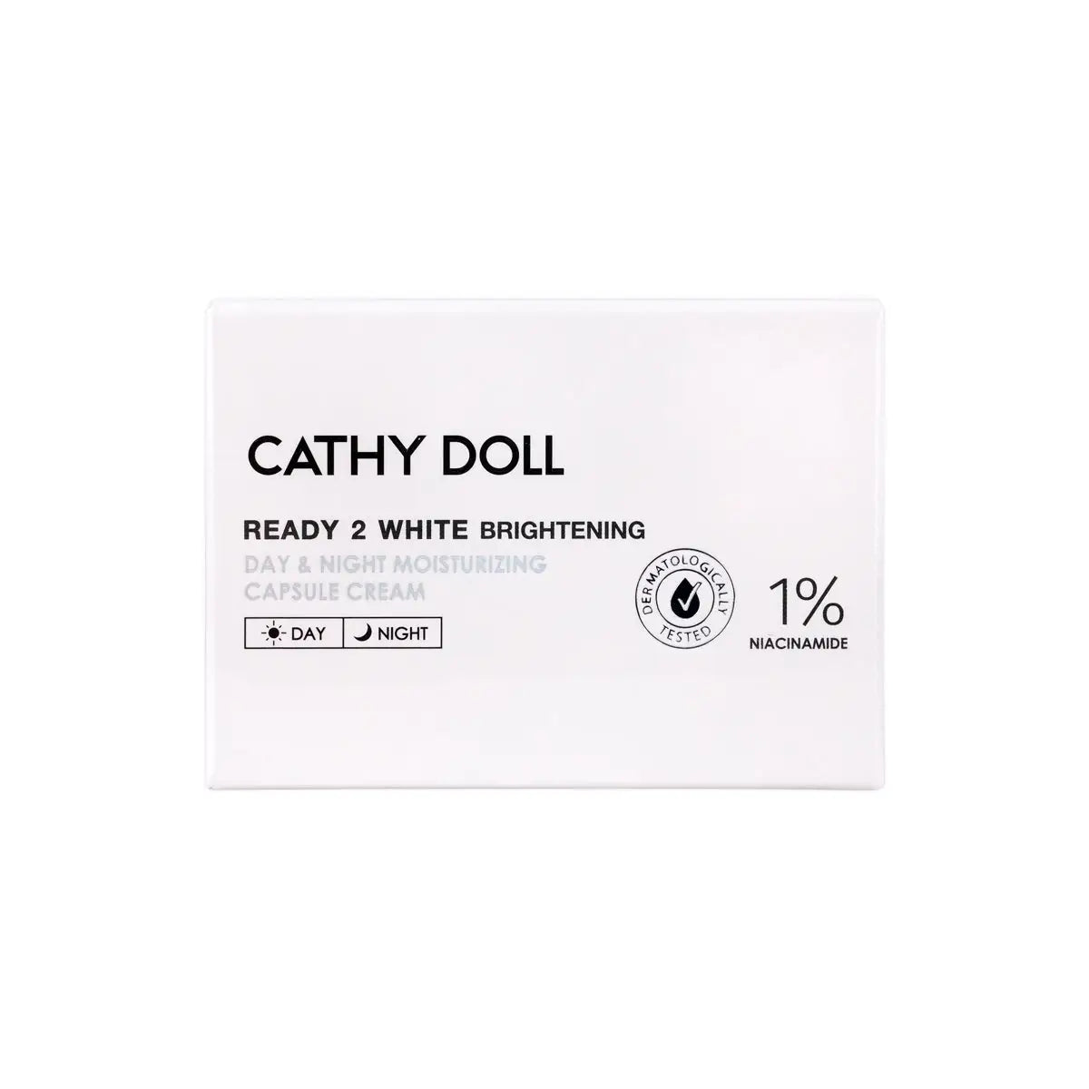 1-Cathy Doll Ready 2 White Brig.D & N Mois.Capsule Cream 50g