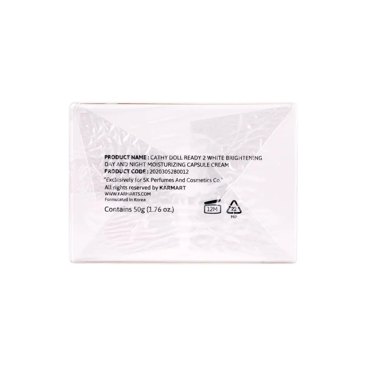 4-Cathy Doll Ready 2 White Brig.D & N Mois.Capsule Cream 50g +3