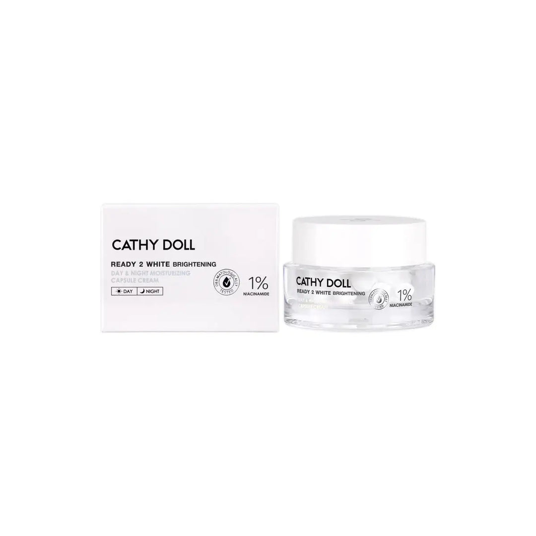 60644-Cathy Doll Ready 2 White Brig.D &amp; N Mois.Capsule Cream 50g +4