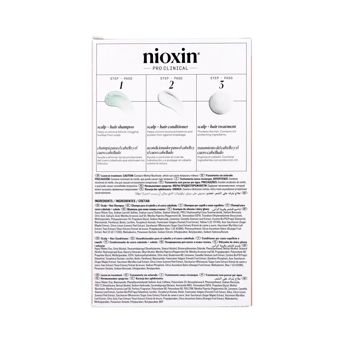 8-Nioxin System 4 Colored Hair Progressed Thinning Trial Kit +7